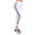 Women Track Long Sweatpants with Zipper - WHITE