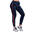 Women Track Long Sweatpants with Zipper - Navy blue