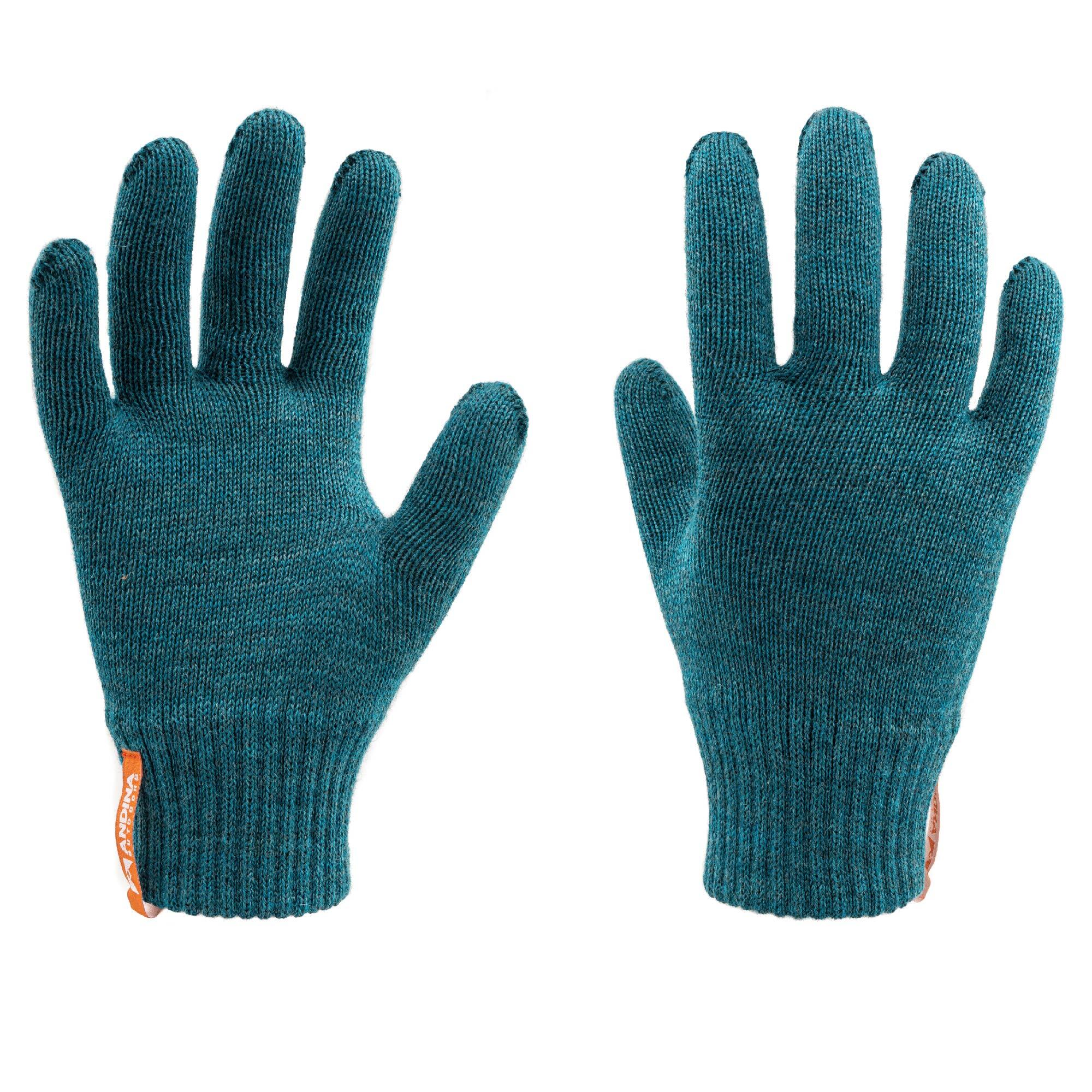 ANDINA OUTDOORS Guanti in alpaca merino per uomini e donne senza cuciture per inverno e outdoor