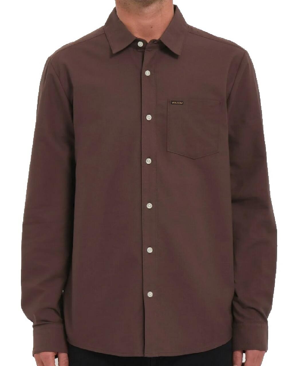 VOLCOM Volcom Hemd Veeco Oxford Hemd Pumice rot 1/2