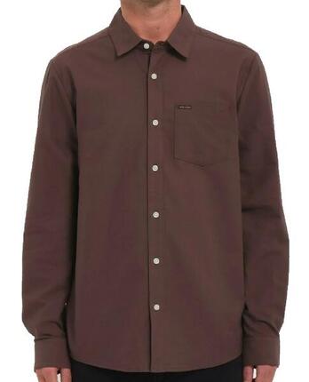 VOLCOM Volcom Hemd Veeco Oxford Hemd Pumice rot