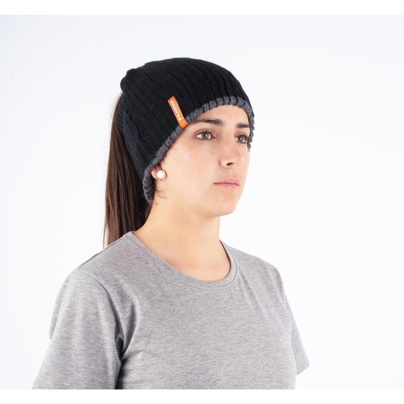 Multi-chapeau | Écharpe multifonctionnelle en laine d'alpaga et soie