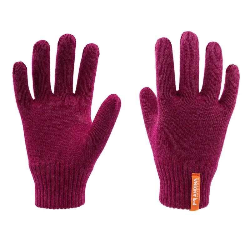 Gants en alpaga et mérinos pour hommes et femmes, sans couture pour l'hiver