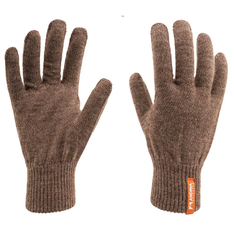 Gants en alpaga et mérinos pour hommes et femmes, sans couture pour l'hiver