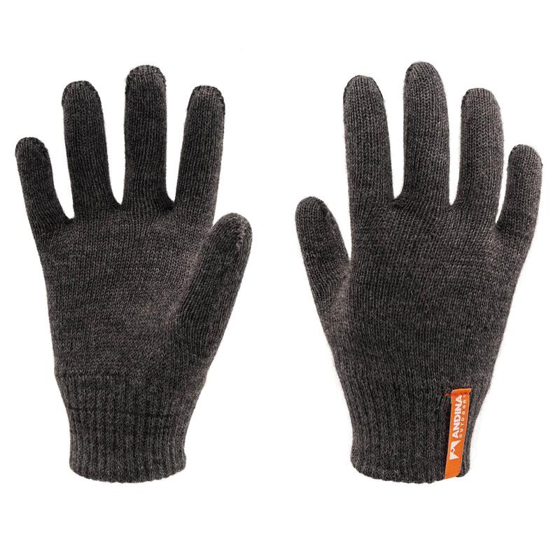 Gants en alpaga et mérinos pour hommes et femmes, sans couture pour l'hiver