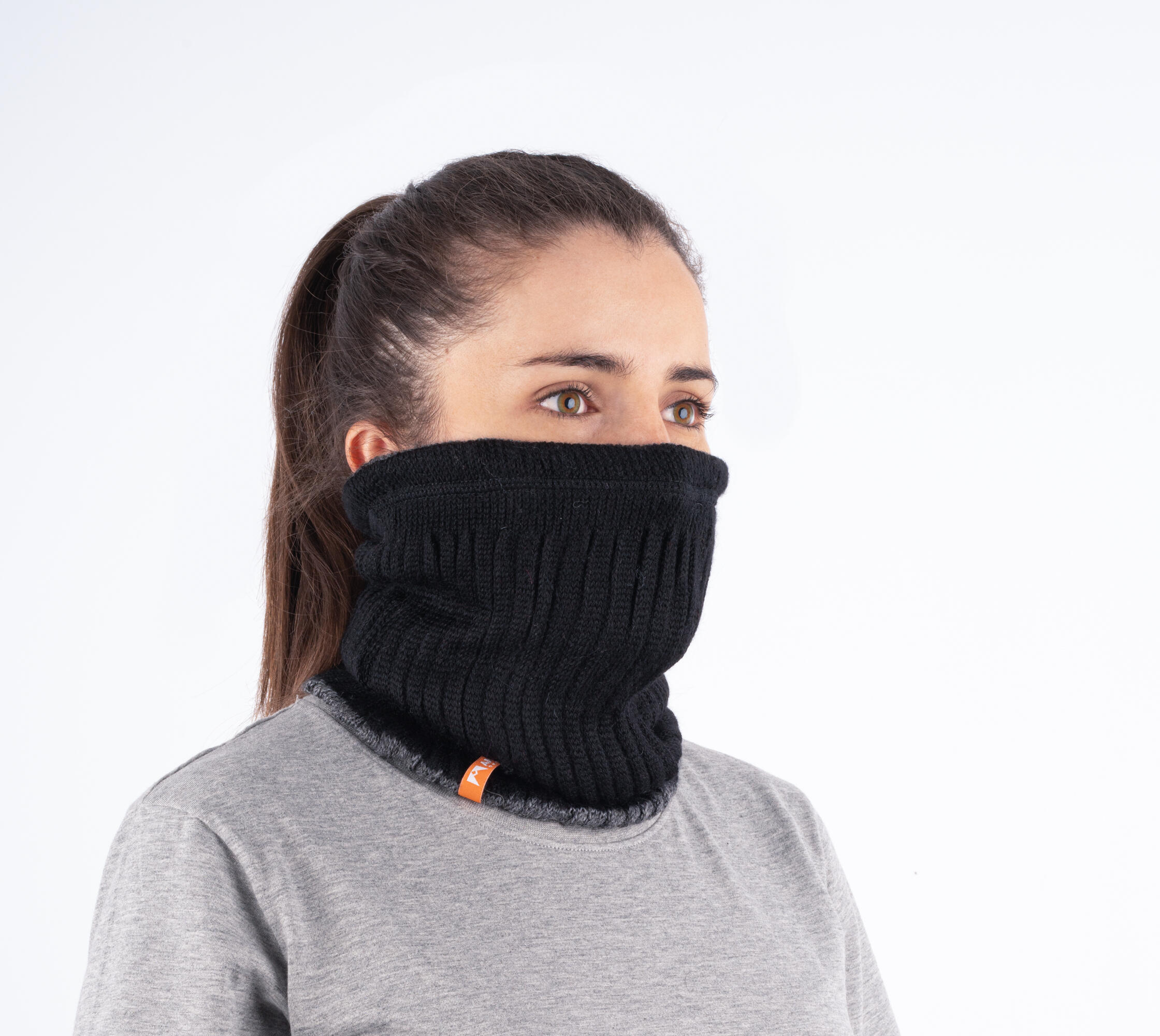 ANDINA OUTDOORS Cachecol multifuncional de pescoço multiusos feito de lã de alpaca e seda