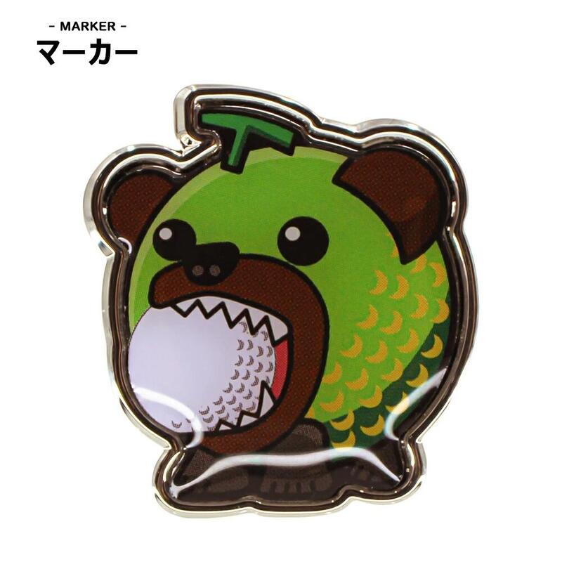 MK0386 日本甜瓜熊高爾夫球球標