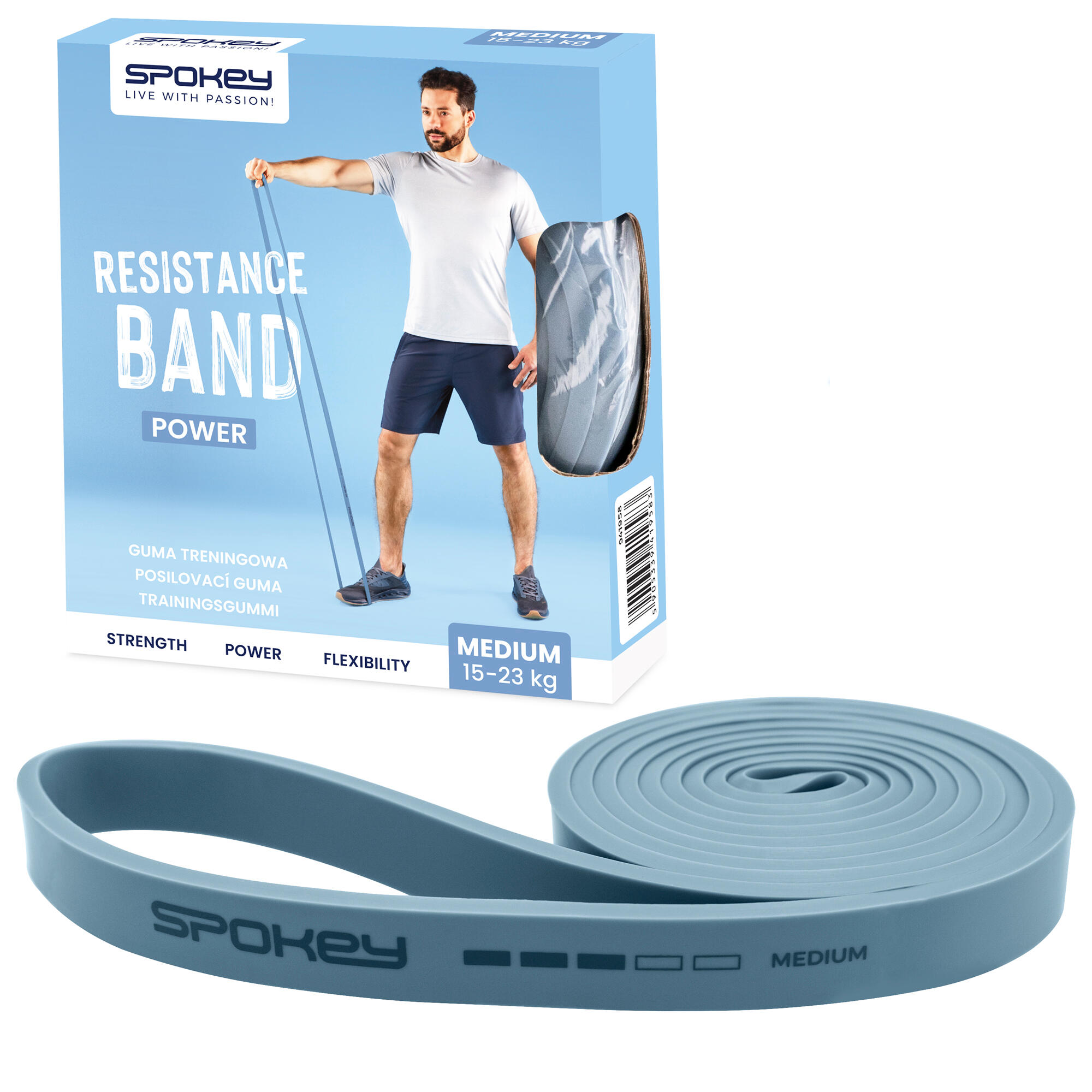 Bracelet connecté Spokey Power Fitness - Taille moyenne 4/6