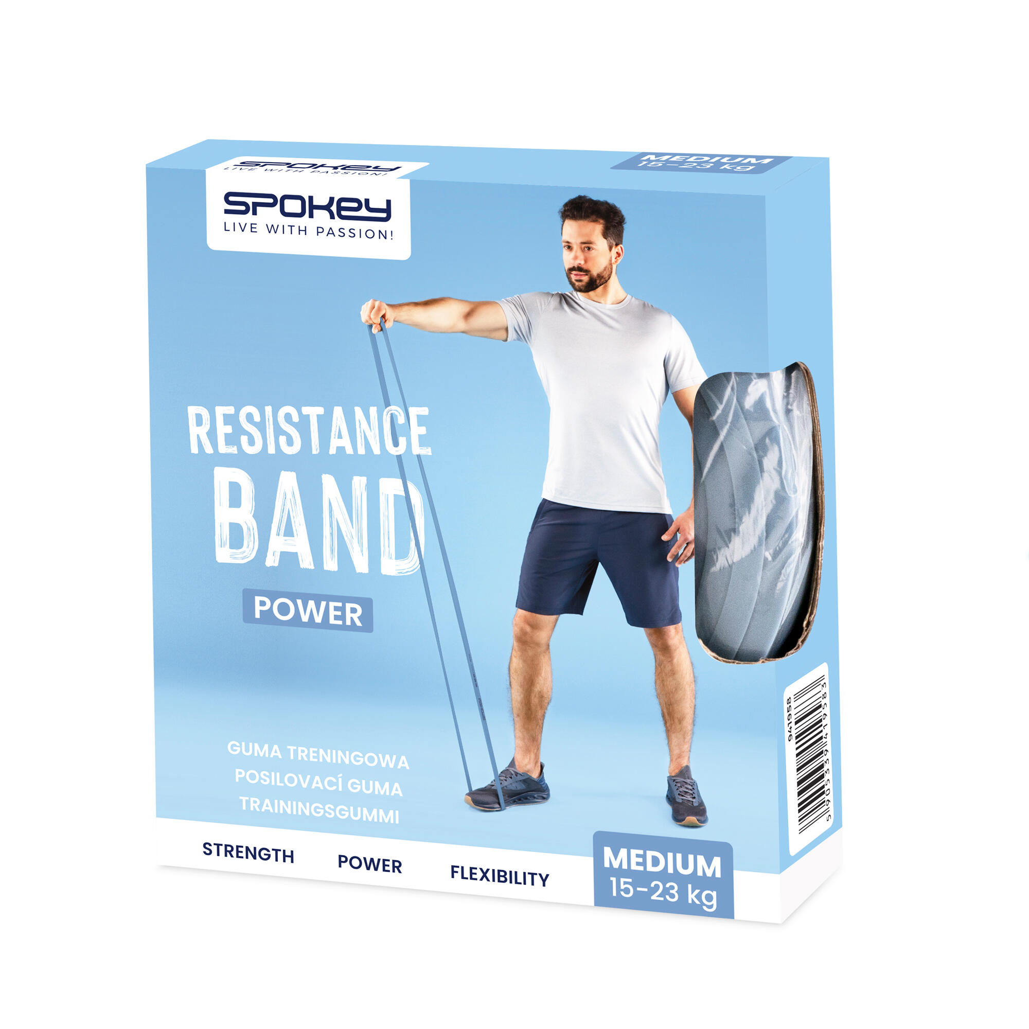 Bracelet connecté Spokey Power Fitness - Taille moyenne 5/6
