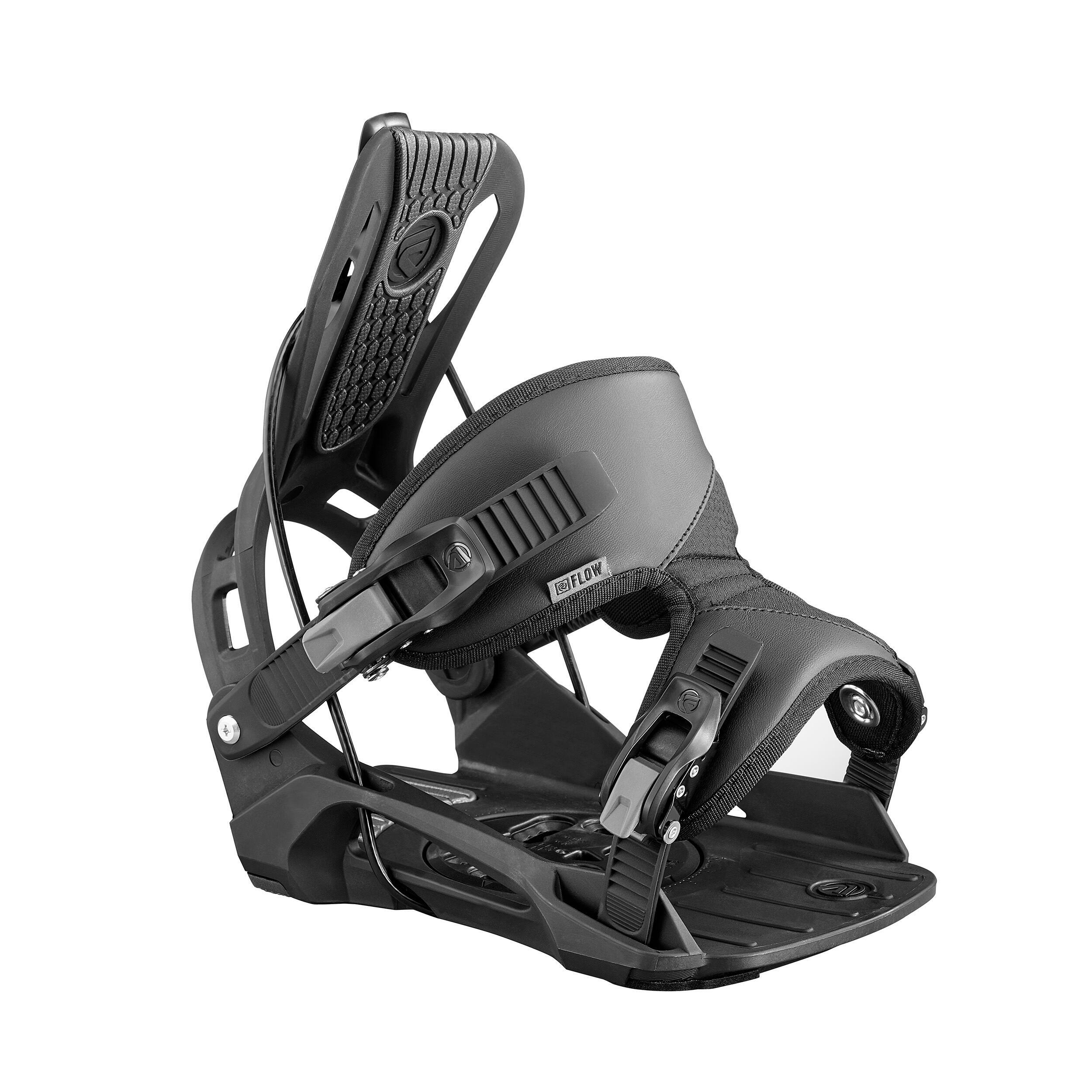 Flow - Seconde Vie - Fixations Snowboard Rapide Unisexe All Mountain -... - Excellent - Fixation - Noir - 40 M - Decathlon