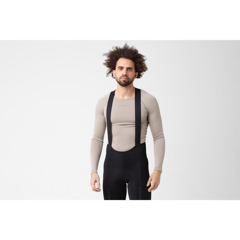 Maglia intima a maniche lunghe da ciclismo da uomo Merino Corda