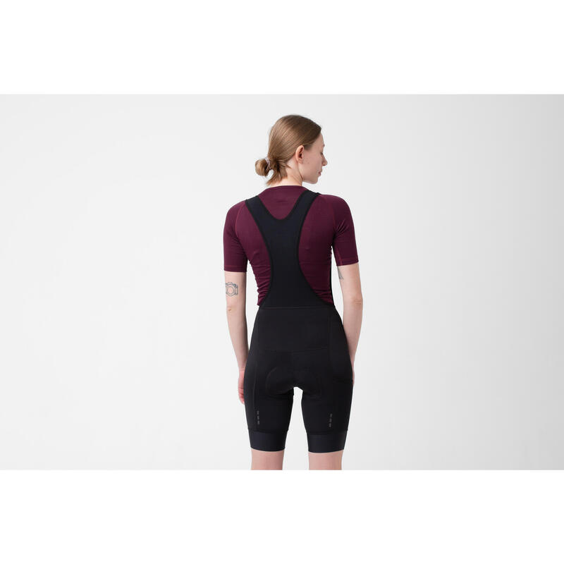 Sous-couche à manches courtes de cyclisme pour femmes Merino Figuier