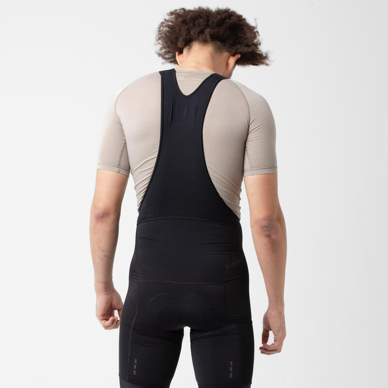 Heren wieler Shirt met korte mouwen als baselayer Merino Koord