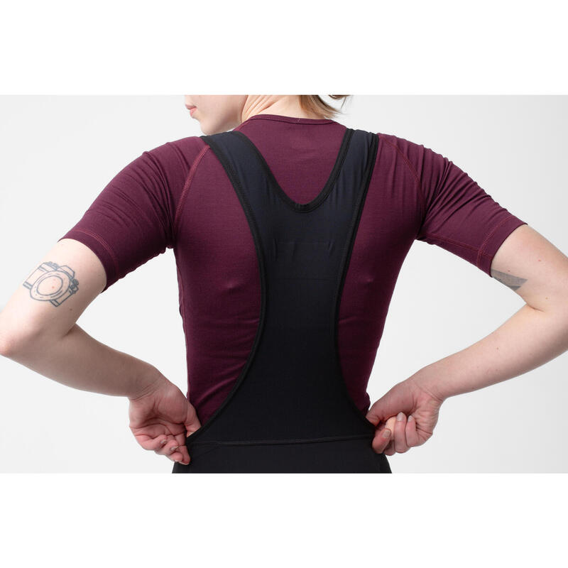 Maglia intima a maniche corte da ciclismo da donna Merino Fico