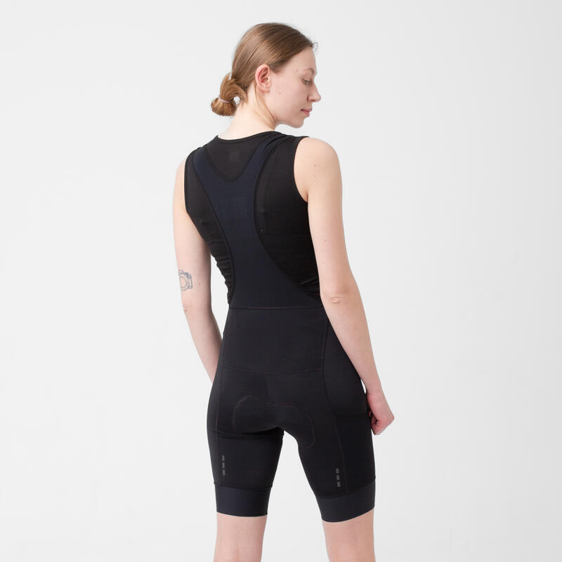 Dames wieler Mouwloze baselayer Merino Zwart