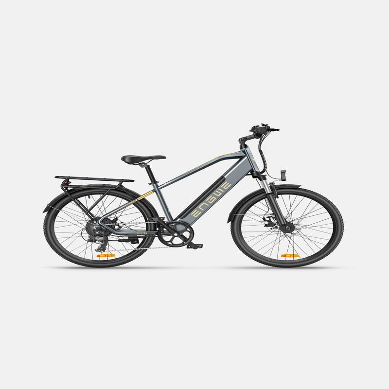 Bicicleta elétrica ENGWE P26 - Potência 250W Autonomia 60KM - Cinza