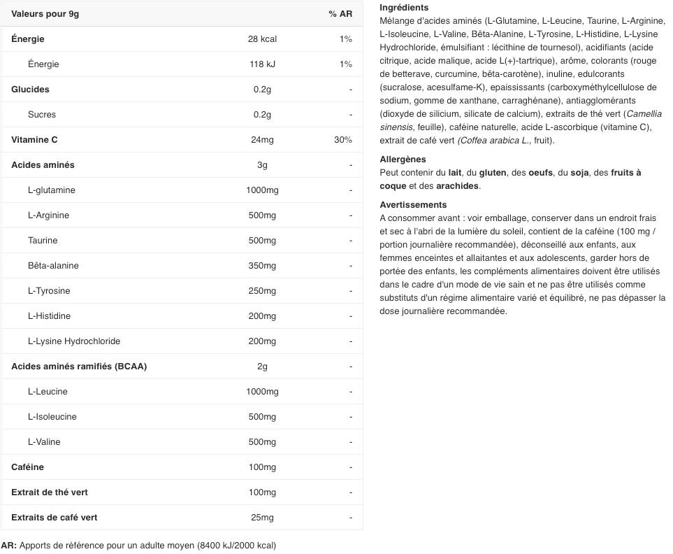 Amino - Amino Energy (270 Gr) - Fruit 2/6