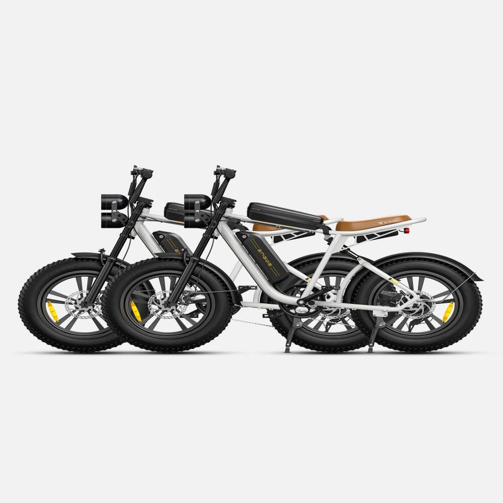 ENGWE M20 26AH Electric Bike | 750W 1248WH Dual Battery 120KM | White 4/5