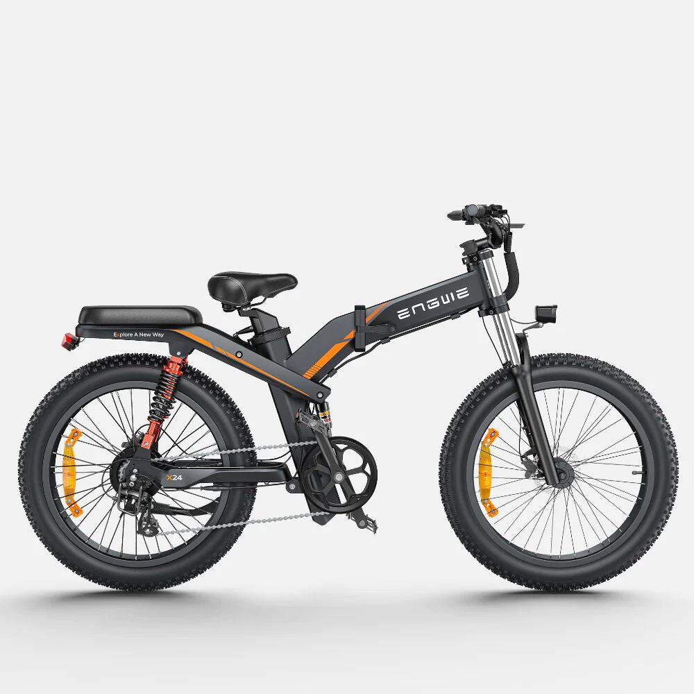 Bicicleta elétrica engwe x24 1000w | autonomia 100km