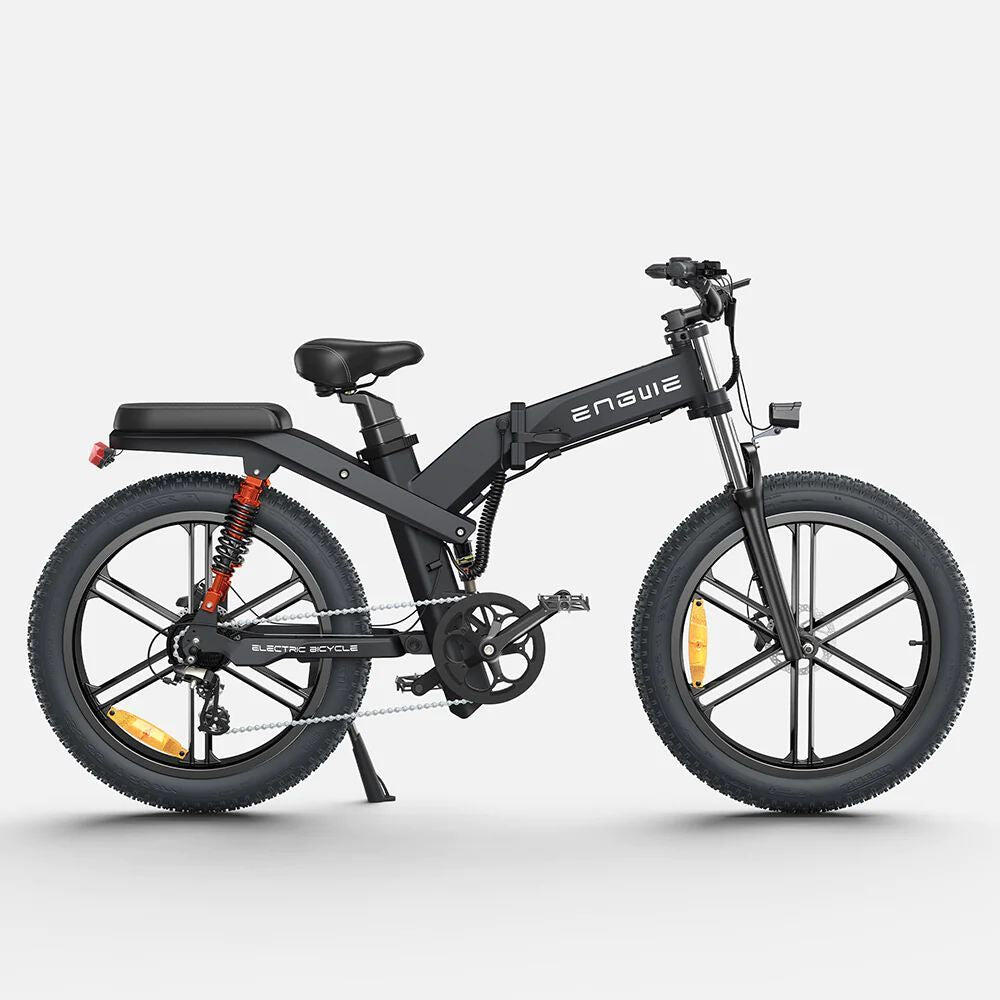 Bicicleta elétrica engwe x26 - motor 1000w bateria 921.6wh 64km - preto