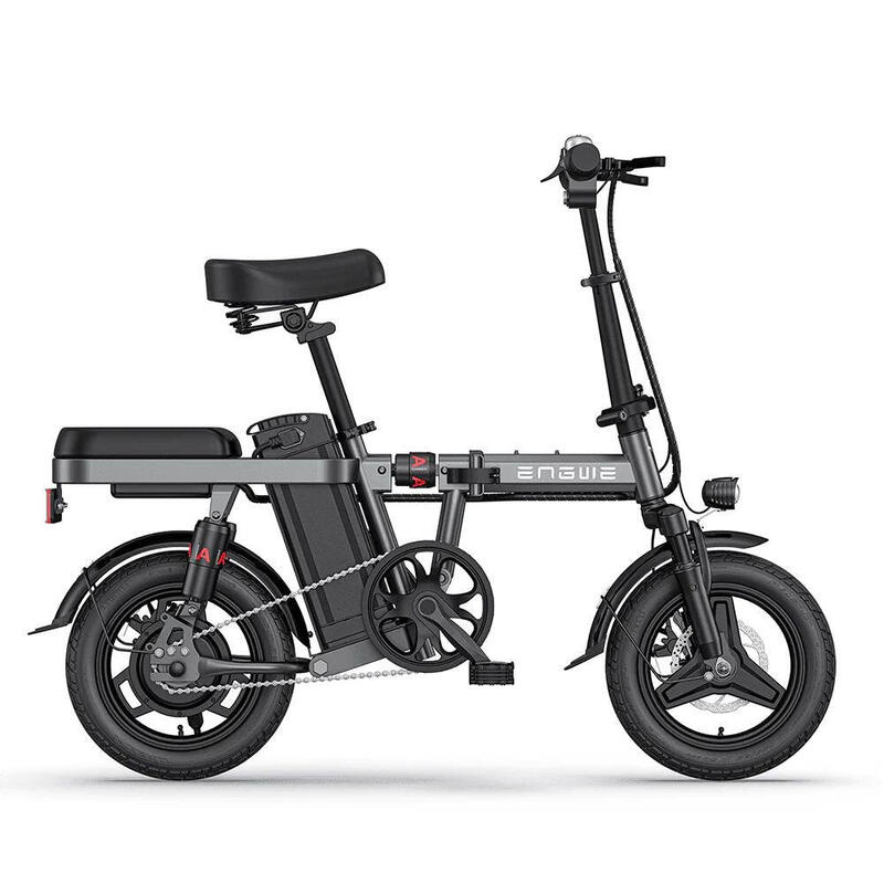 ENGWE T14 Bicicleta elétrica - Autonomia de 45KM Disco de freio - Cor cinza