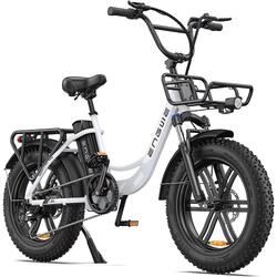 ENGWE L20 elektrische fiets - vermogen 250W batterij 624Wh bereik 60KM - wit