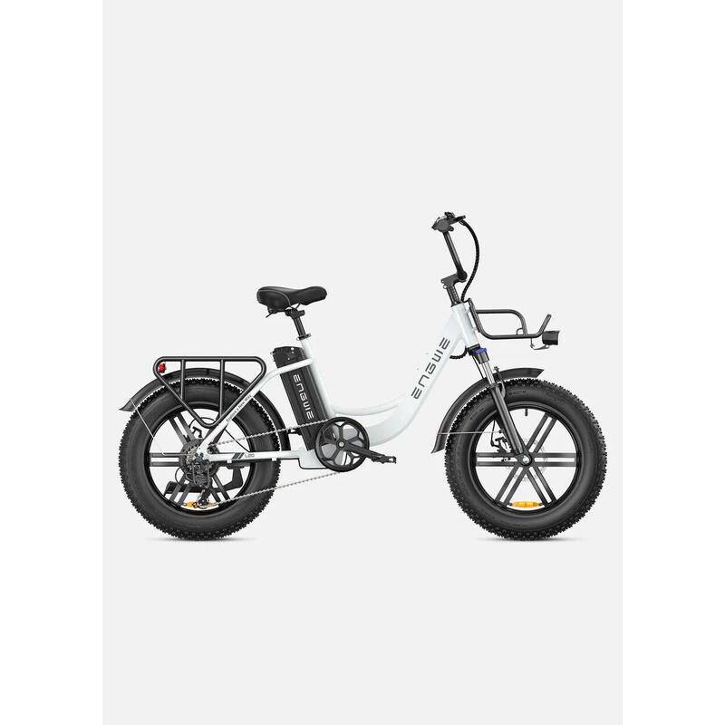 Bicicleta Elétrica ENGWE L20 | 250W | Autonomia 60KM | Cor Branca