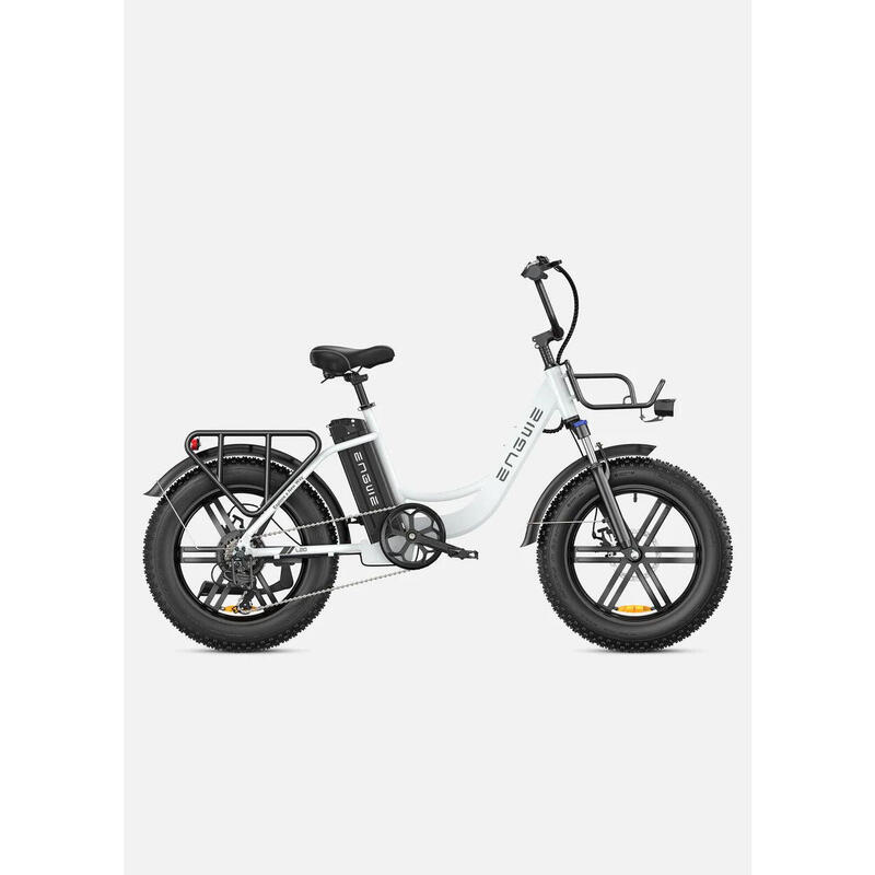 ENGWE L20 Bicicleta eléctrica - Motor 250W Batería 624WH Autonomía 60KM - Blanco