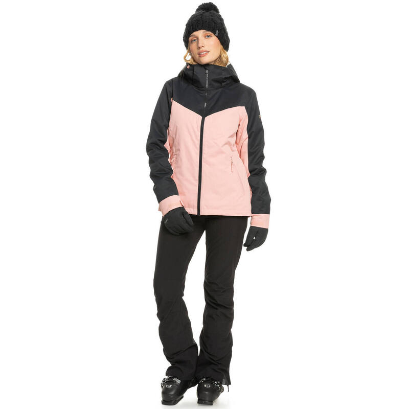 Chaqueta de esquí Roxy Free Jet Block para mujer