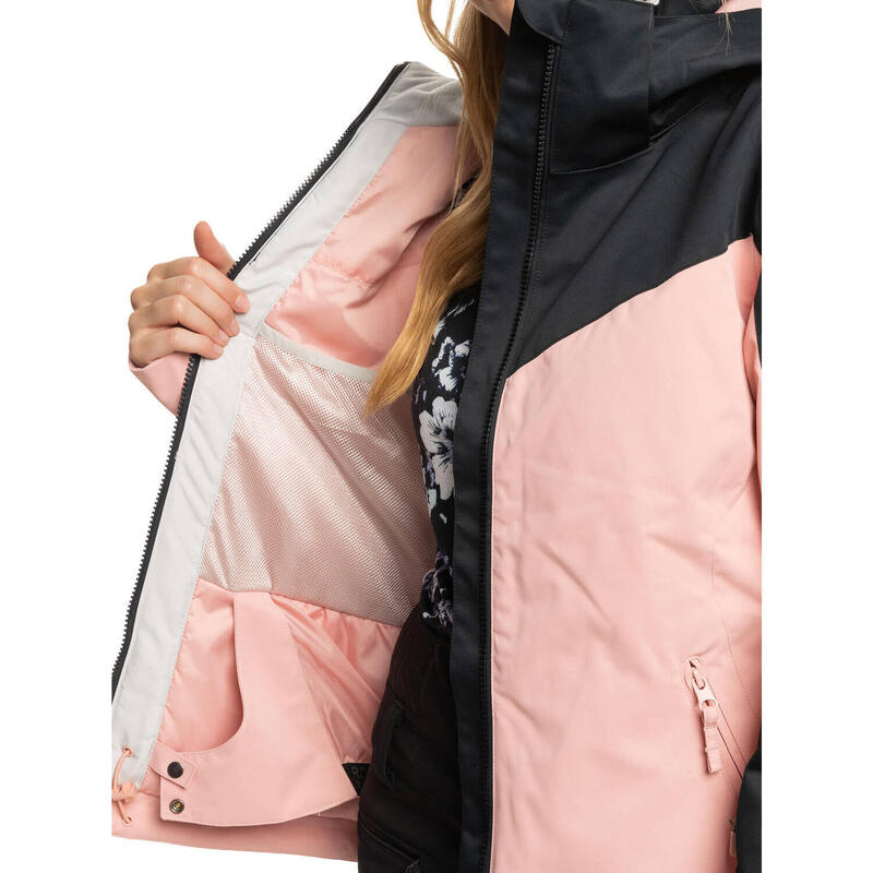 Chaqueta de esquí Roxy Free Jet Block para mujer