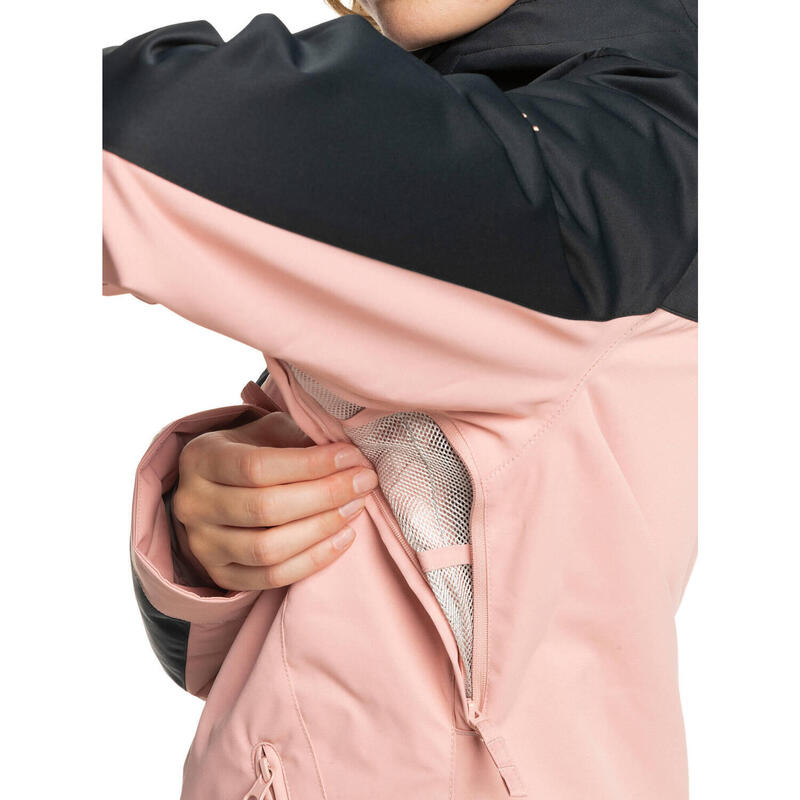 Chaqueta de esquí Roxy Free Jet Block para mujer