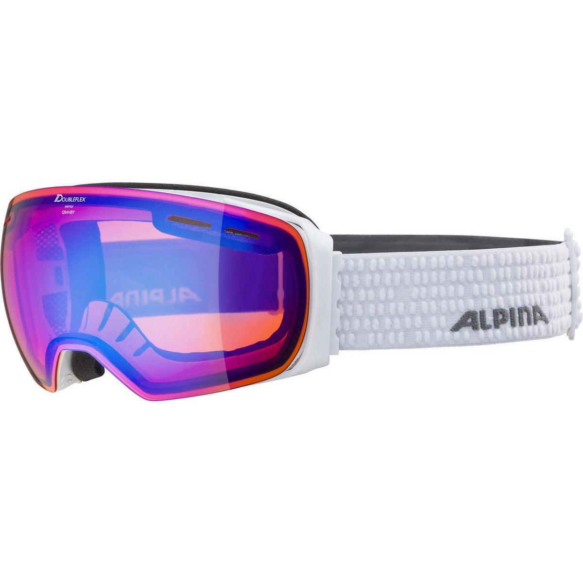 Gogle narciarskie dla dorosłych Alpina Granby biały