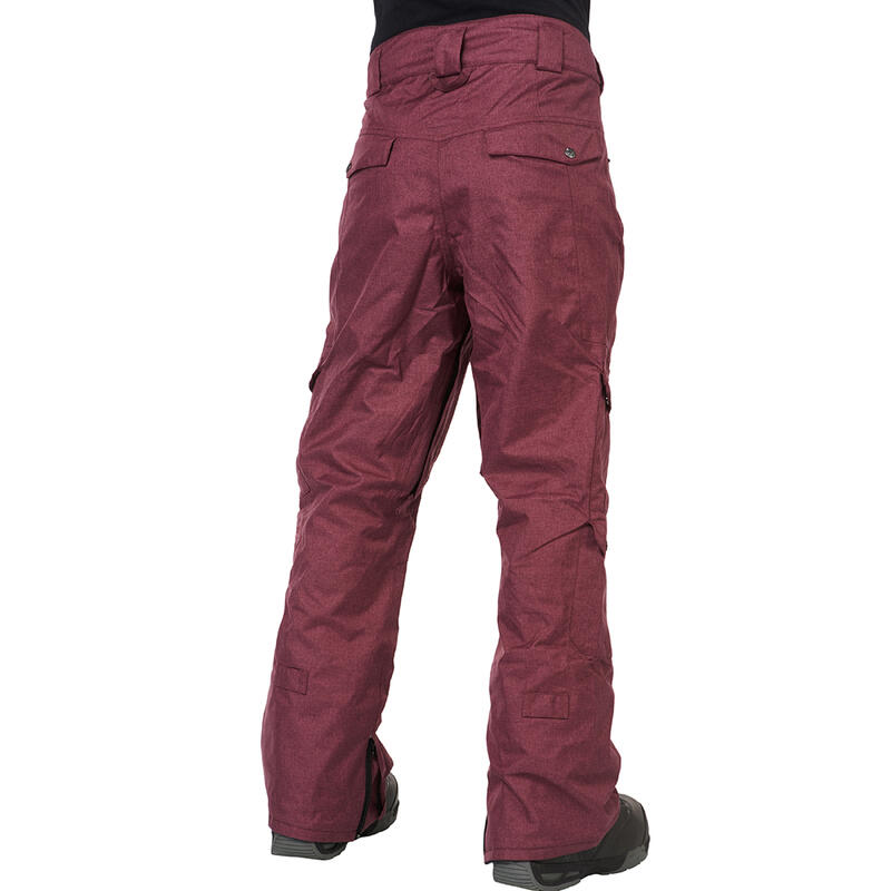 Ski-/Snowboardhose Herren - CARTEL burgundy melange