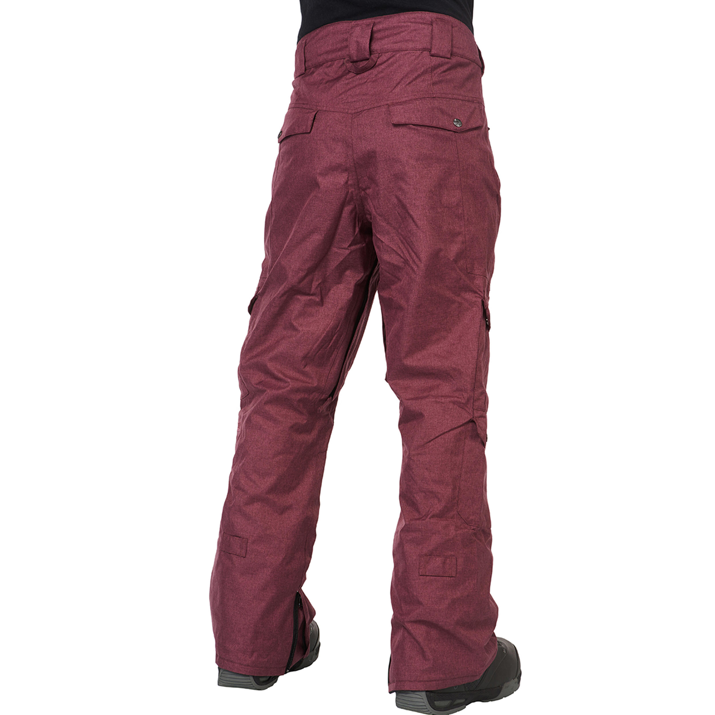 Ski-/Snowboardhose Herren - CARTEL burgundy melange 3/5