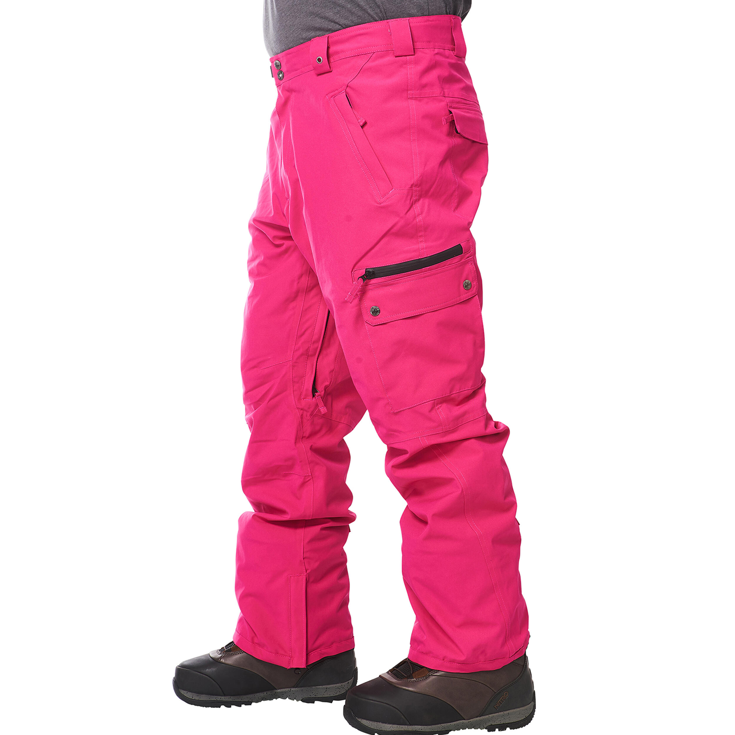 Ski-/Snowboardhose Herren - FUSE  pink 3/5