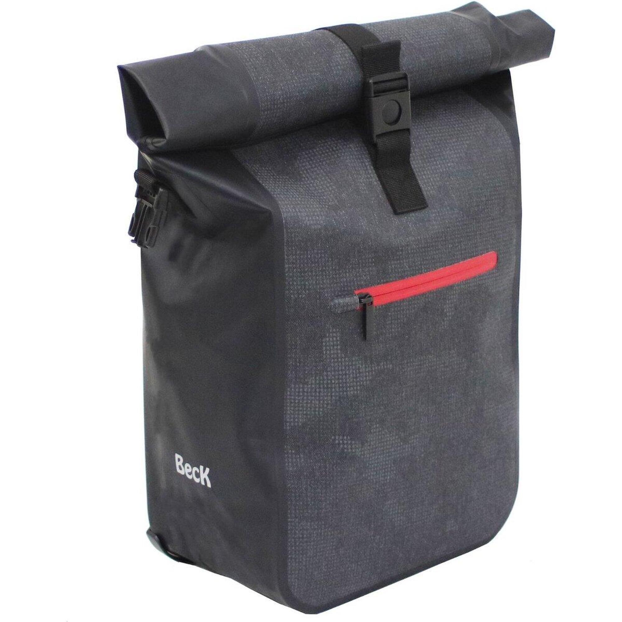 Beck - Sacoche Simple - Base - Pratique Et Sportive Pour Un Usage Quotidien - Sacoche Vélo - Bordeaux|gris|noir|rouge - Taille Unique - Decathlon