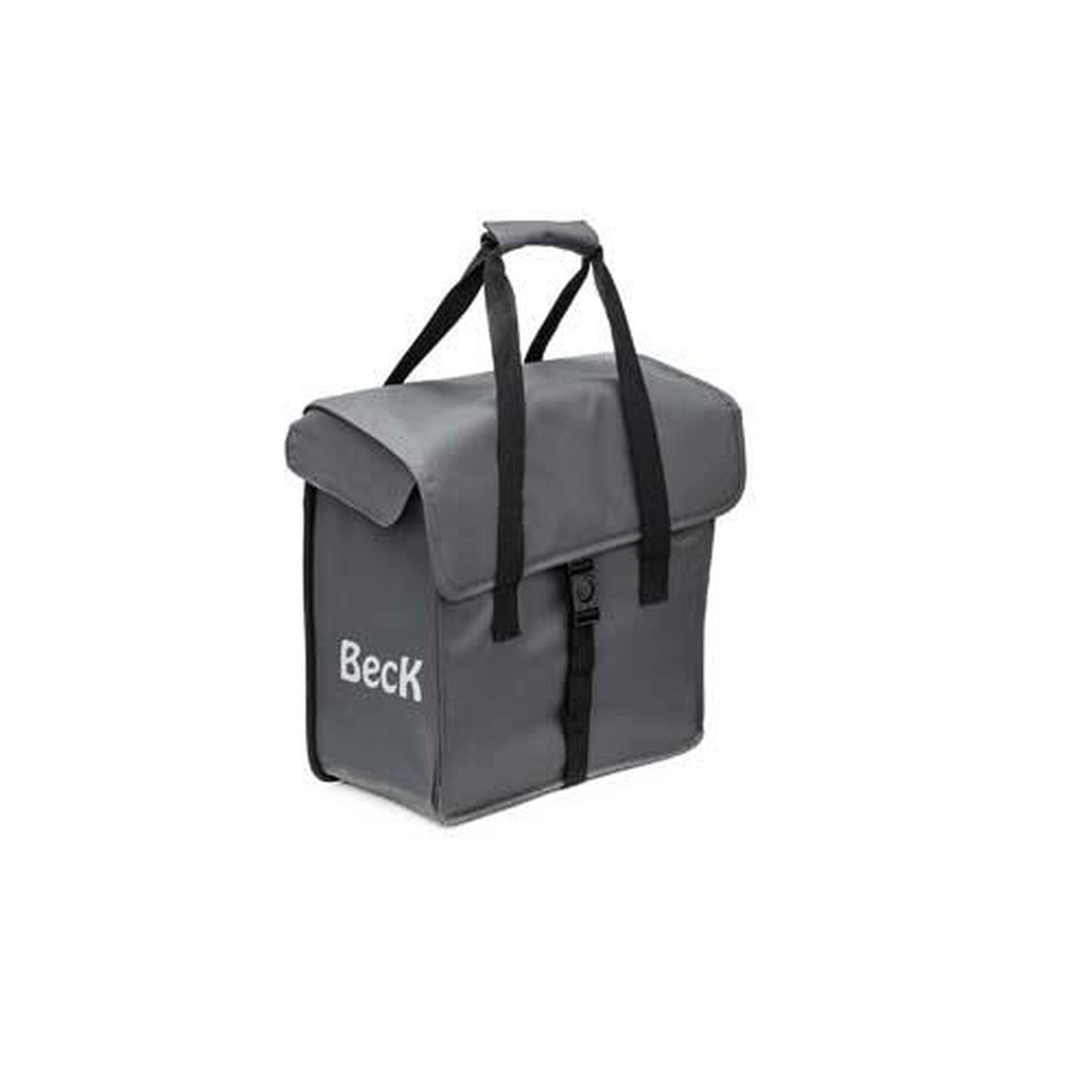 Beck - Beck Canvas Shopper - Sacoche Vélo - Gris - Taille Unique - Decathlon