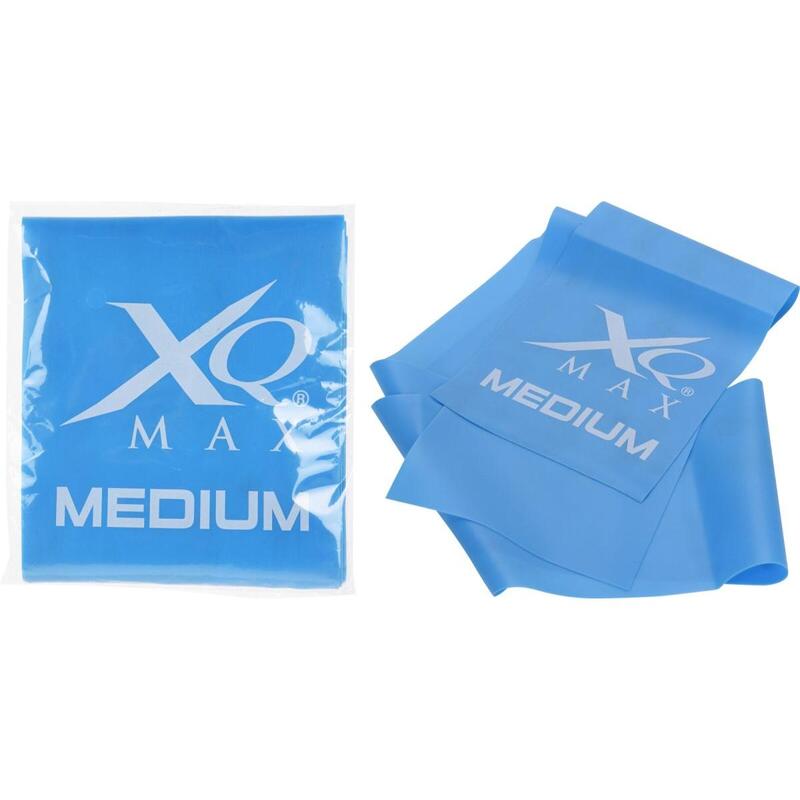 Bandă elastică XQ Max medium 100x10cm albastru