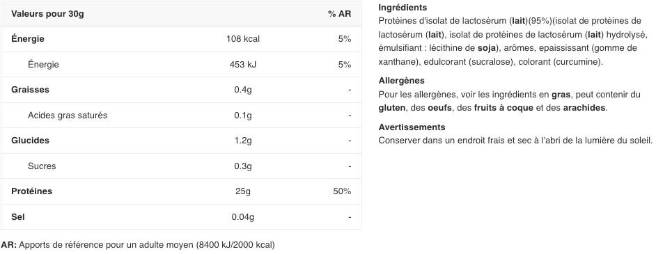 Wei-isolaat - 100% Isolaat Gold Standard (930g) - Vanille 2/6