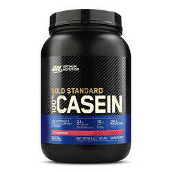 Gold Standard 100% Caseine Time Release Proteine – Strawberry – 28 Doseringen