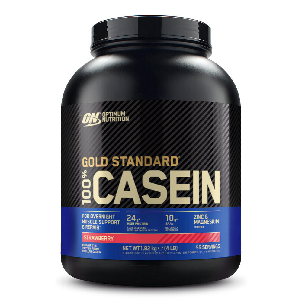 OPTIMUM NUTRITION Caseïne - 100% Caseine Goud (1,82 Kg) - Aardbei