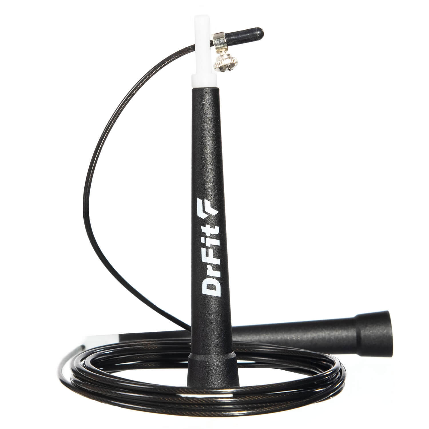 Skakanka sportowa bokserska regulowana do cardio fitness jump rope 3 m DrFit 4/5