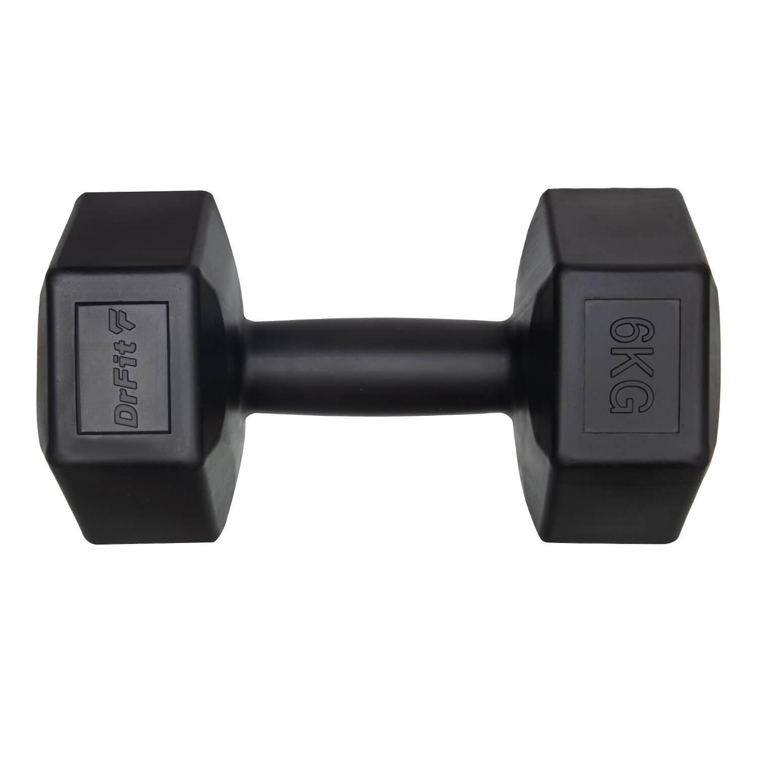 Hantle ciężarki sześciokątne obciążenie do ćwiczeń treningu siłowego DrFit 2/6