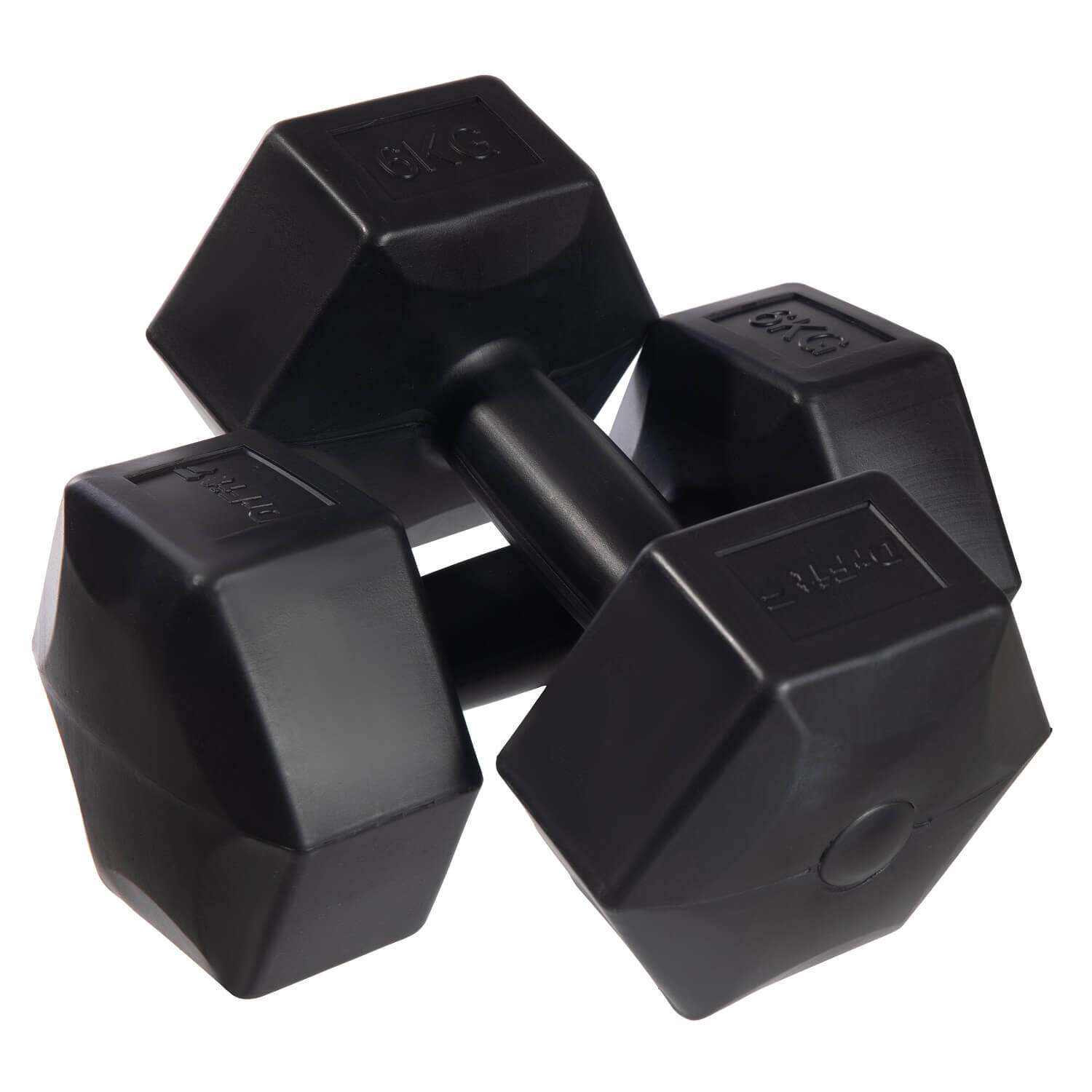 Hantle ciężarki sześciokątne obciążenie do ćwiczeń treningu siłowego DrFit 5/6