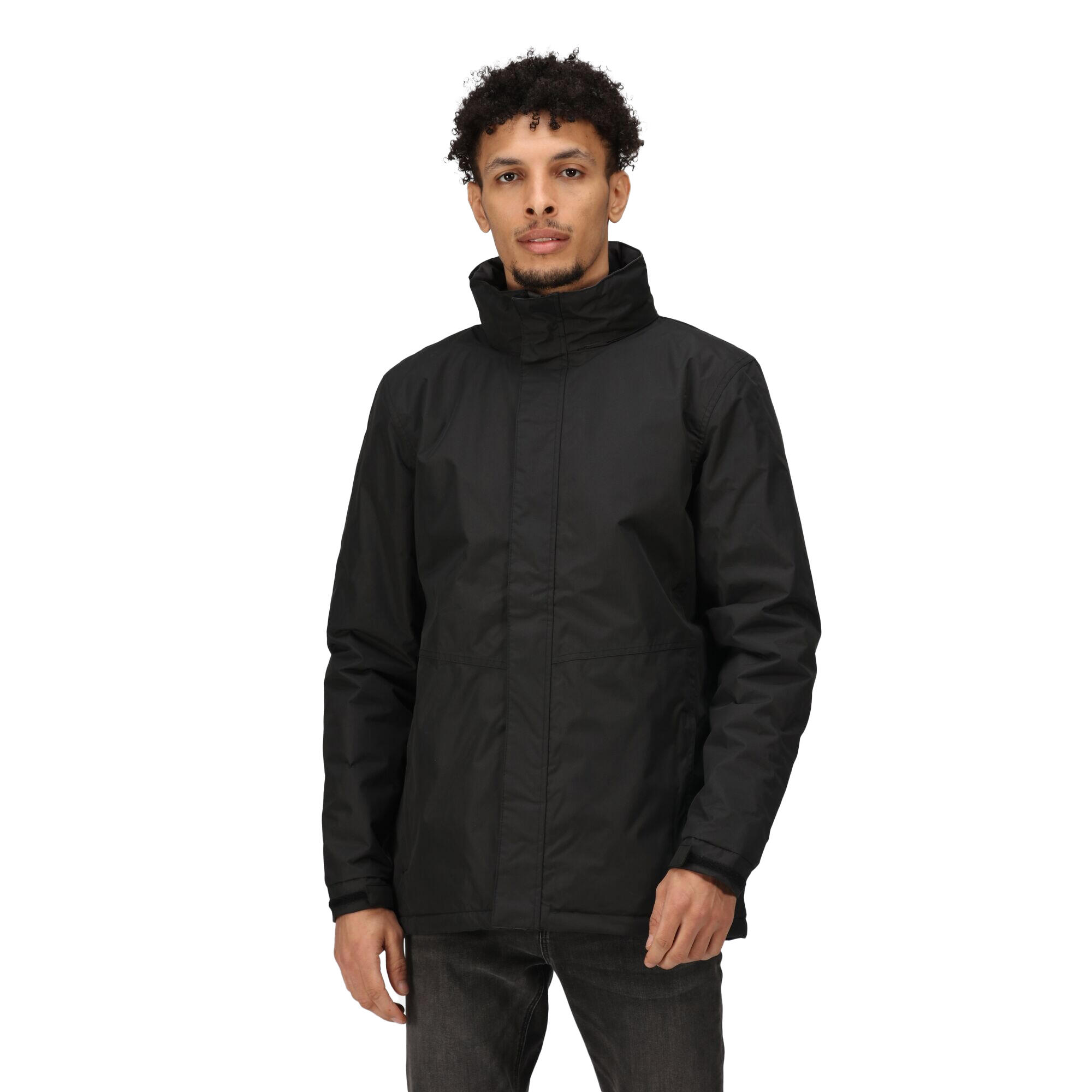 Mens Beauford Waterproof Windproof Jacket (Thermoguard Insulation) (Black) 3/5