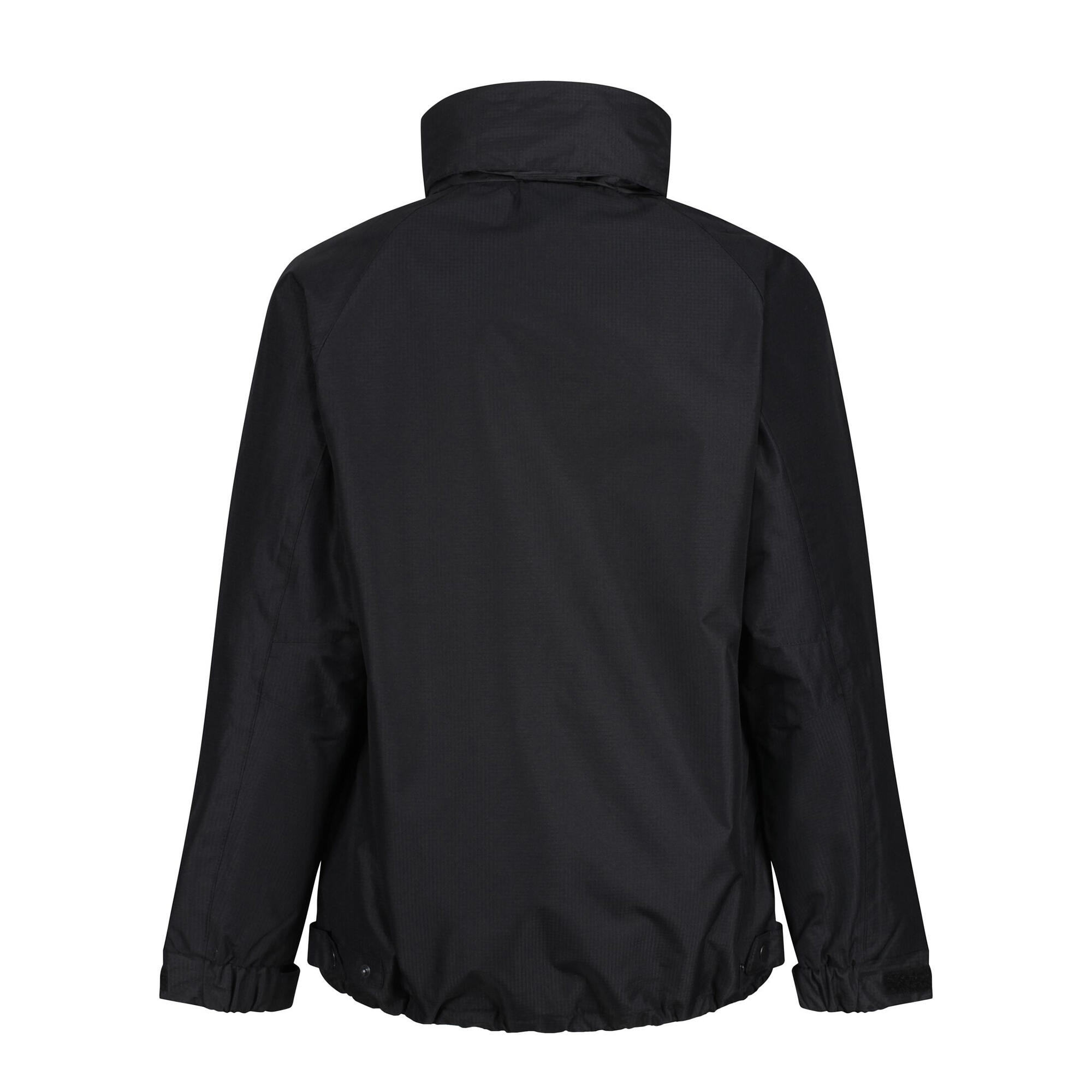 Ladies/Womens Waterproof Windproof Jacket (Black) 2/5