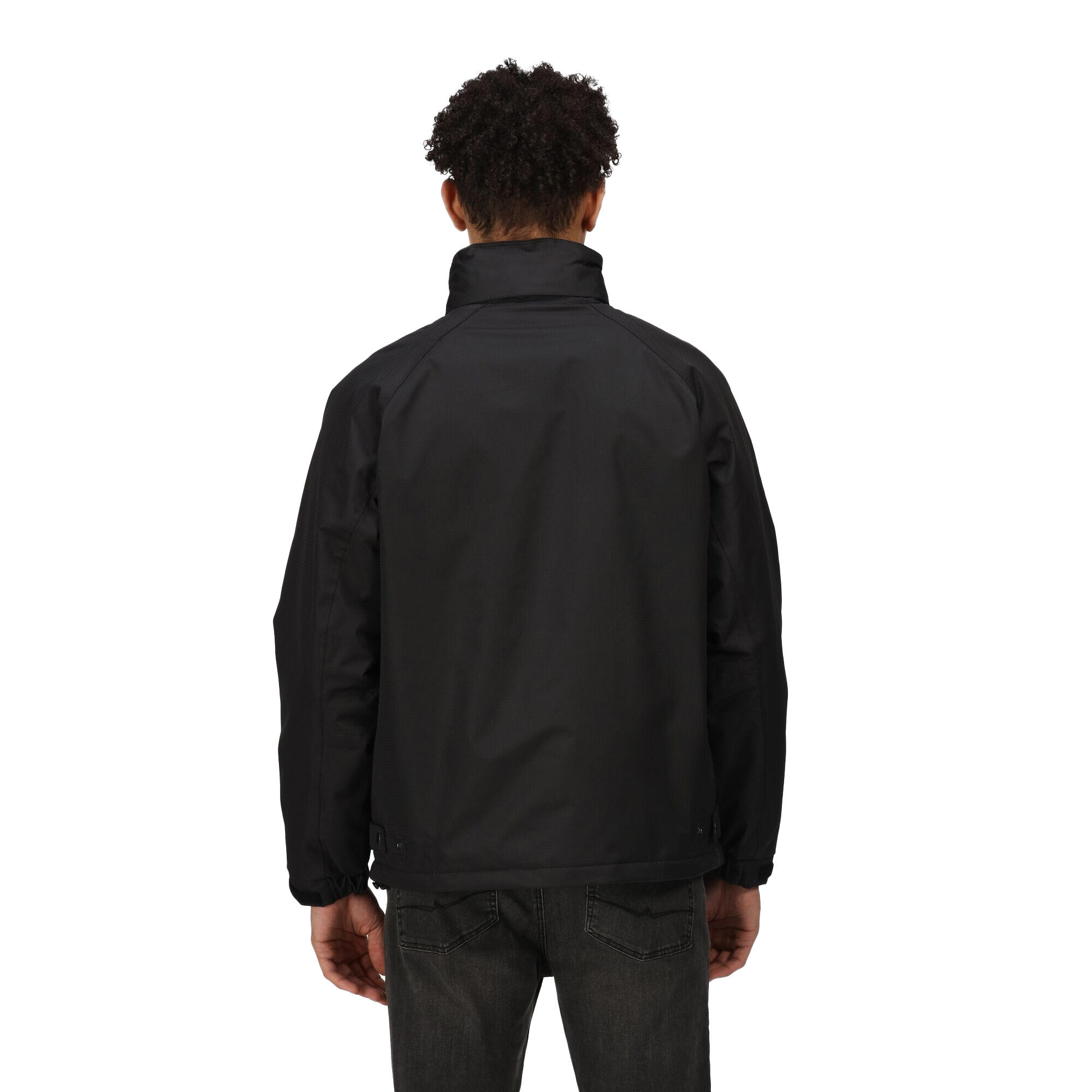 Hudson Waterproof Windproof Jacket / Mens Jackets (Black) 4/5