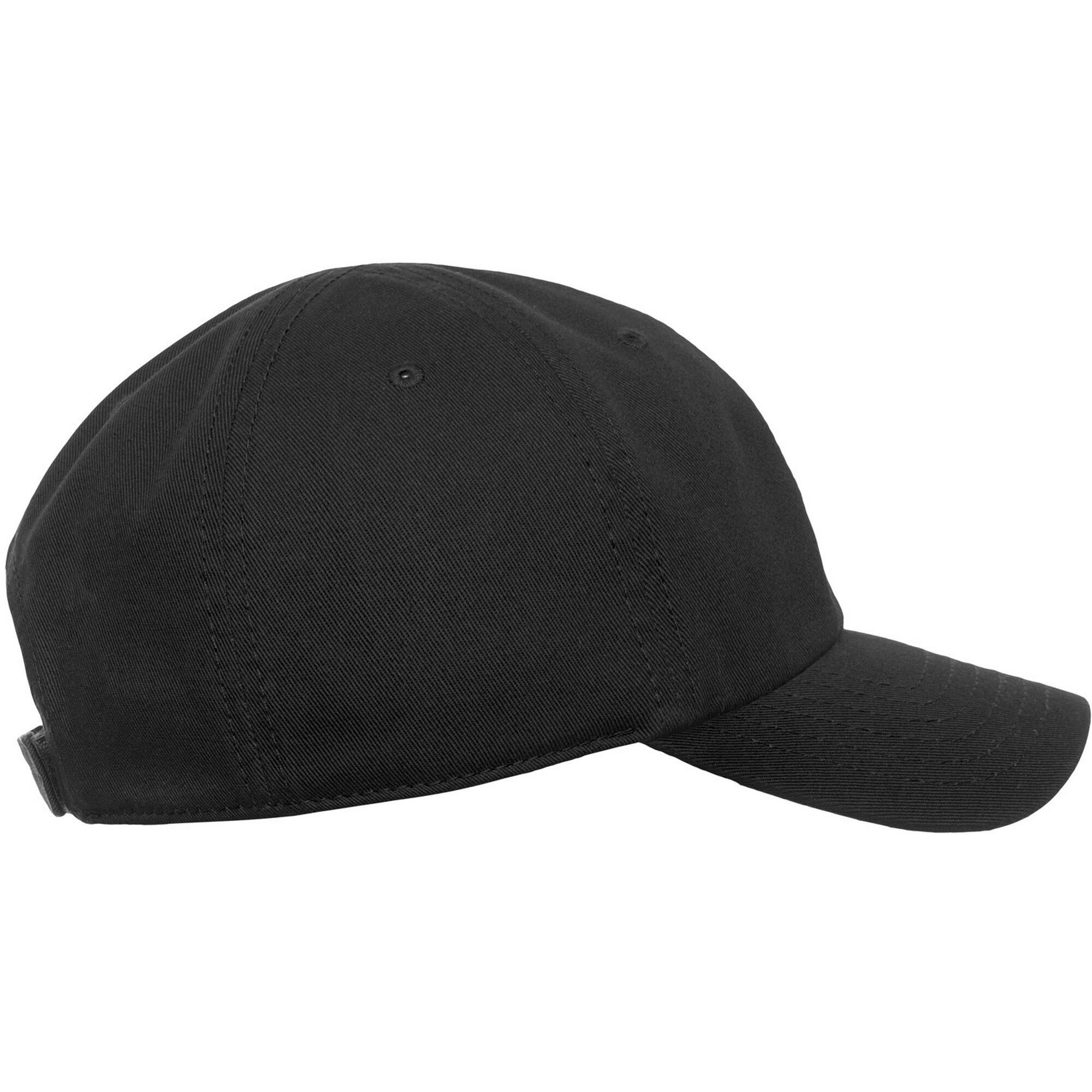 Childrens/Kids Fraser 6 Panel Organic Cotton Baseball Cap (Black) 3/3