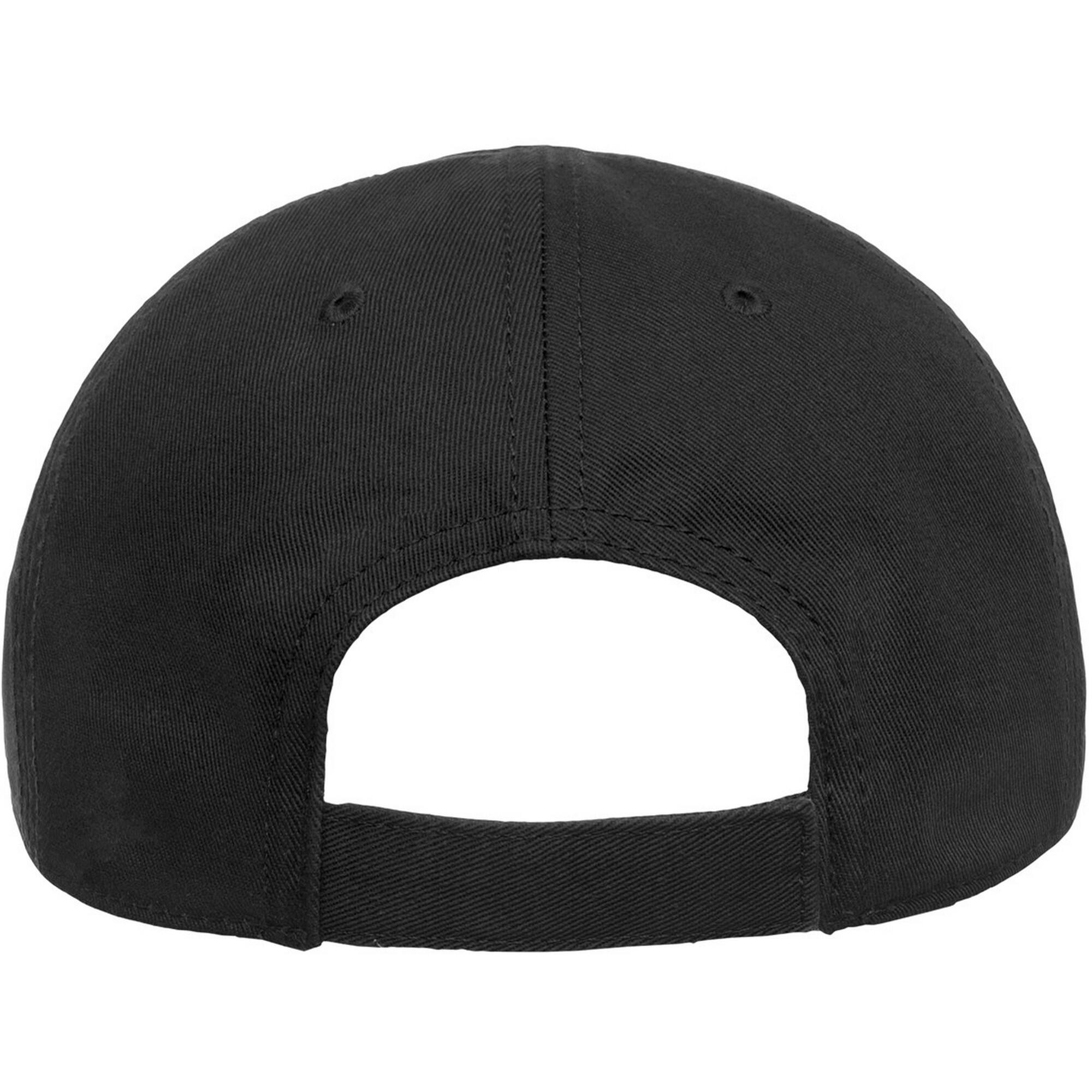 Childrens/Kids Fraser 6 Panel Cotton Baseball Cap (Black) 2/3