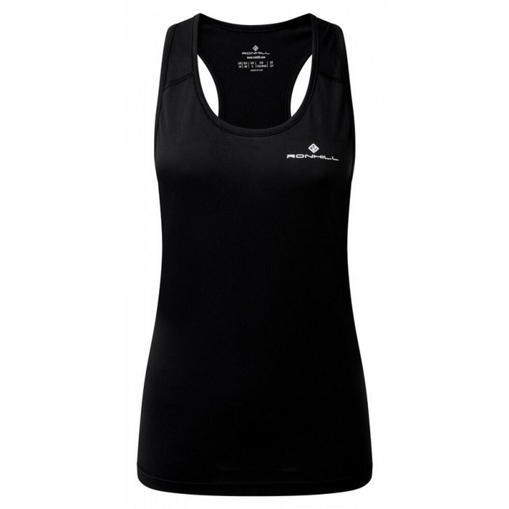 Womens/Ladies Core Tank Top (Black) 1/4